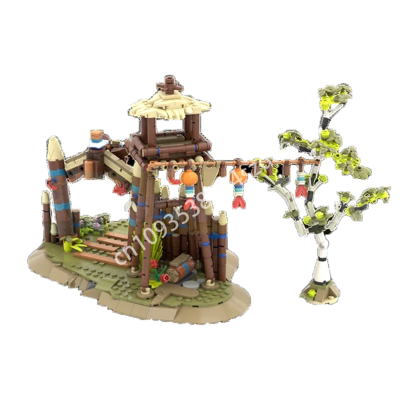 868ピース MOC ノラキャンプ ホライゾンズ 組み立てブロック DIY 実践能力向上 コレクター向け 子供用モデル クリスマスプレゼント