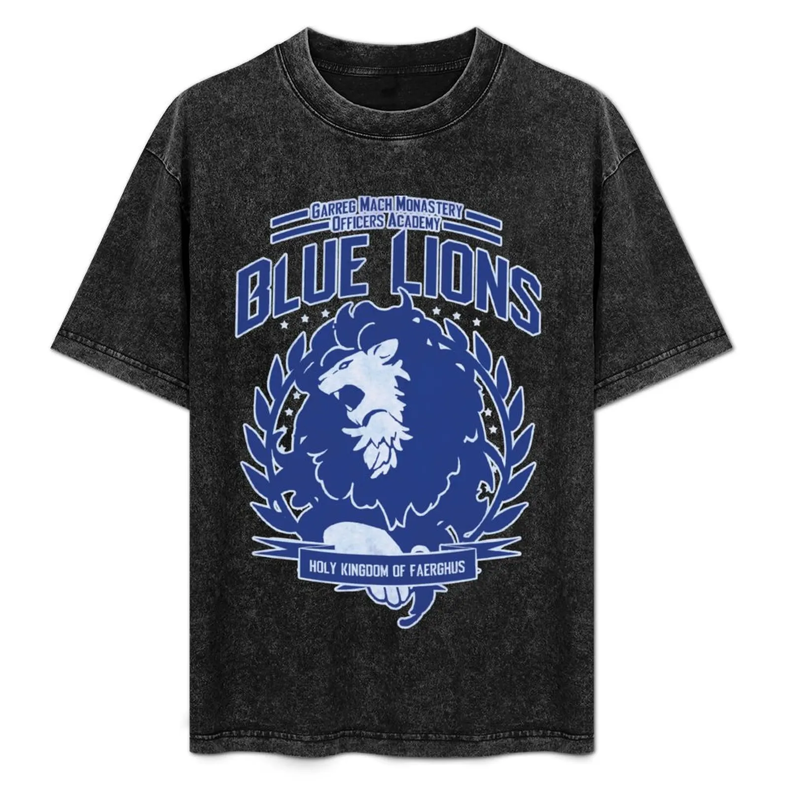 

Blue Lions Class T-Shirt Basic Solid Tee for Daily Use