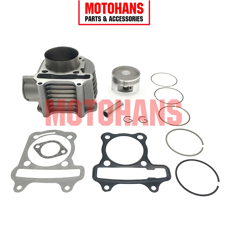 GY6 155CC 58.5MM BIG BORE CYLINDER AND PISTON KIT 15MM PIN SCOOTER ENGINE PARTS FOR 157QMJ CHINESE SCOOTERS ATV