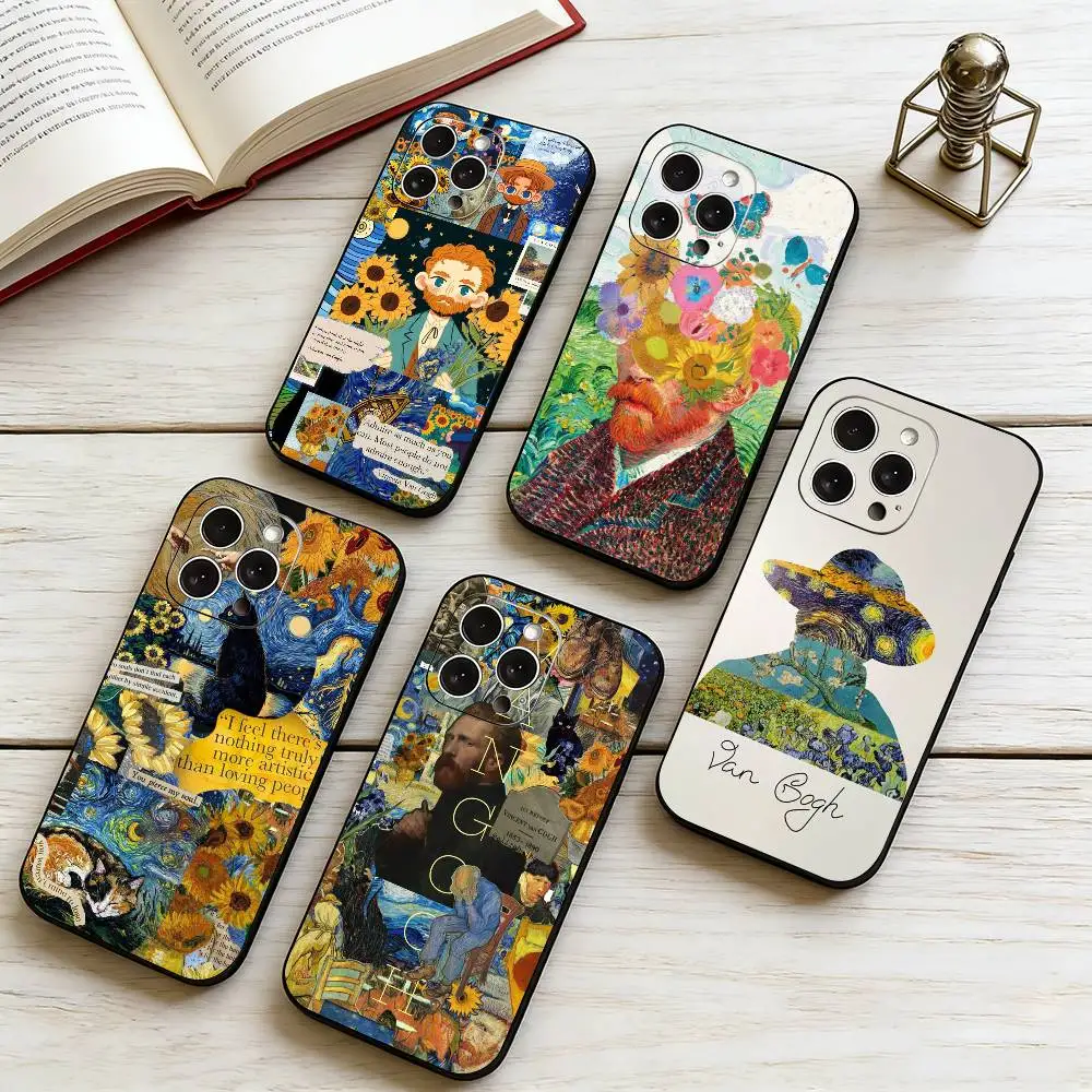 

Vincent van Gogh Phone Case Silicone Soft For IPhone 17 16 15 14 13 12 11 X XR Plus Pro Max Plus