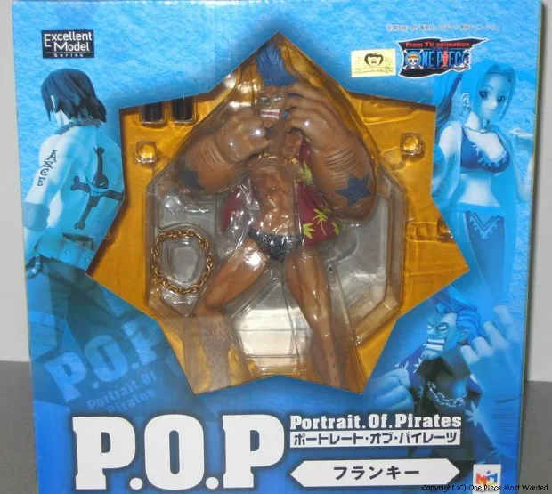 

MegaHouse Portrait.Of.Pirates ONE PIECE Franky Original Anime Figure Model Toys for Boys Action Figures Collection