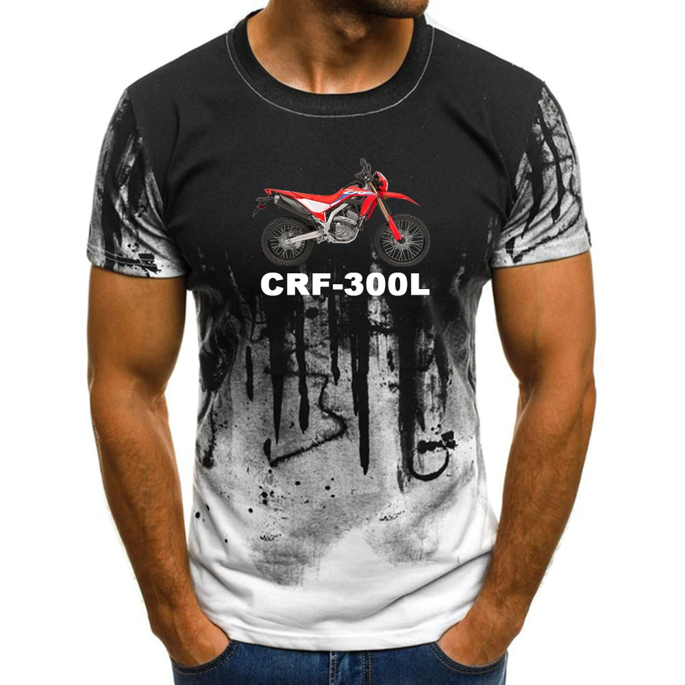 

For Honda CRF300L Collection Printed T-shirt Short Sleeve Top Casual Wear New Summer Short Sleeve T-shirt