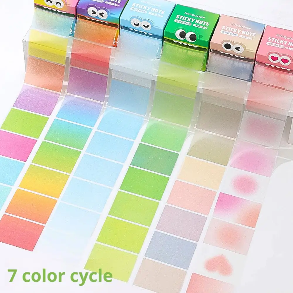 For Mr. Paper 6style 105sheets/roll Pull-out Sticky Sticky Sticky Transparent Stationery Color Notes Notes Student Notes R2g7