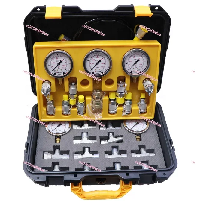 Hydraulic Inspection Kit 5 Pressure Gauge 11 Accessories 12 Tee Kit