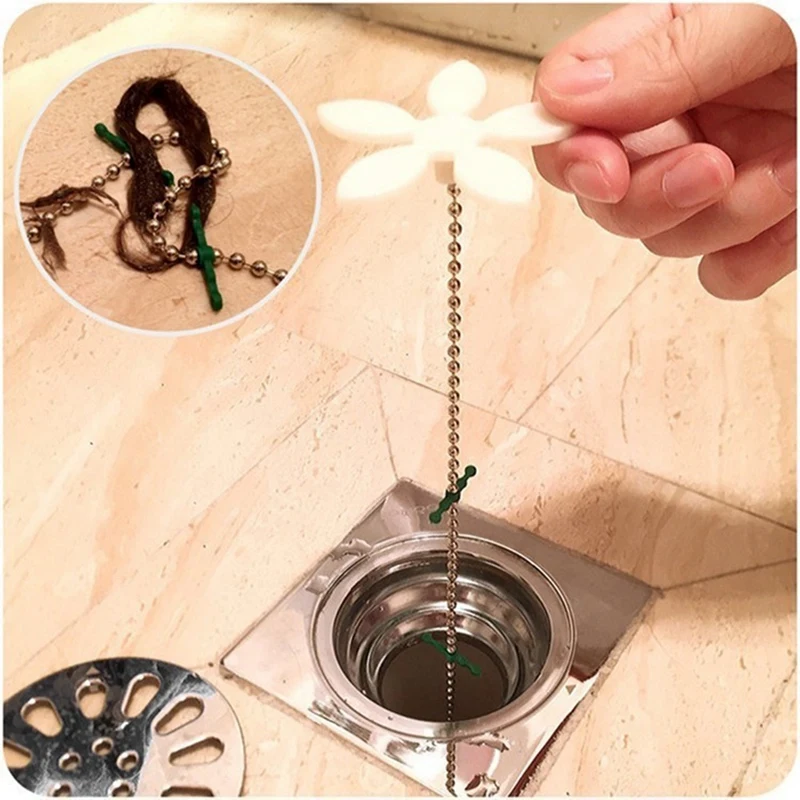 Protector de drenaje de ducha desechable, atrapapelo, flor