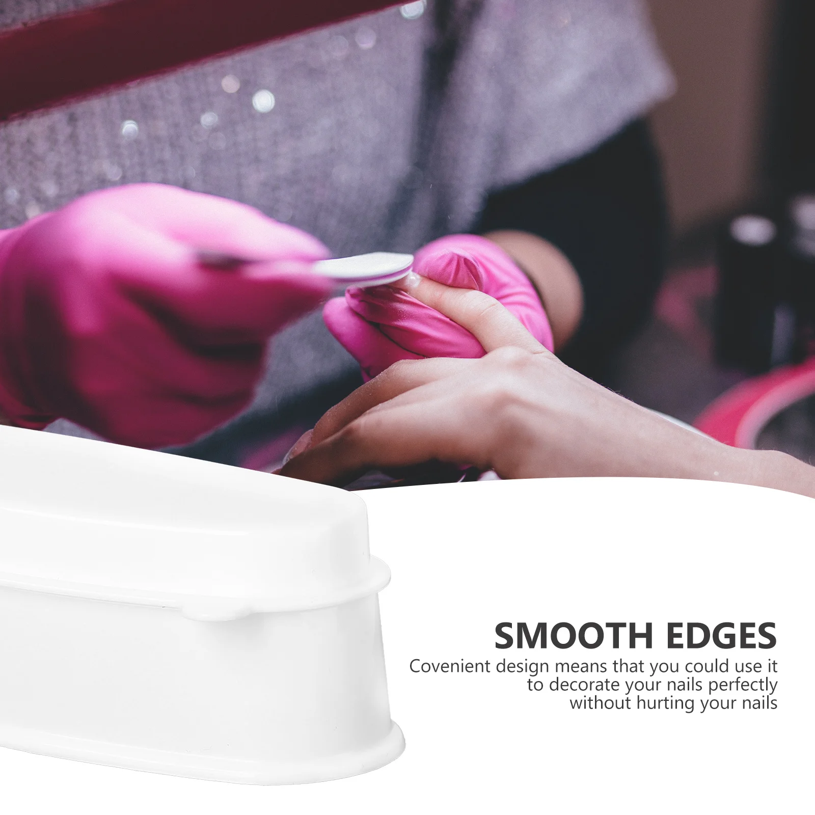 

2Pcs French Nails Dipping Powder Boxes Easy Use DIY Nail Art Tool Professional Home Manicure Supplies Nails Dipping Powder Box