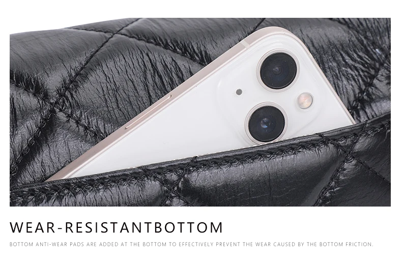 Aidrani Tasche für Damen aus echtem Leder, Sommer-Schultertasche mit Kette, neue kleine Tasche mit goldenem Ball, Diamantketten-Umhängetasche. – Detail 14