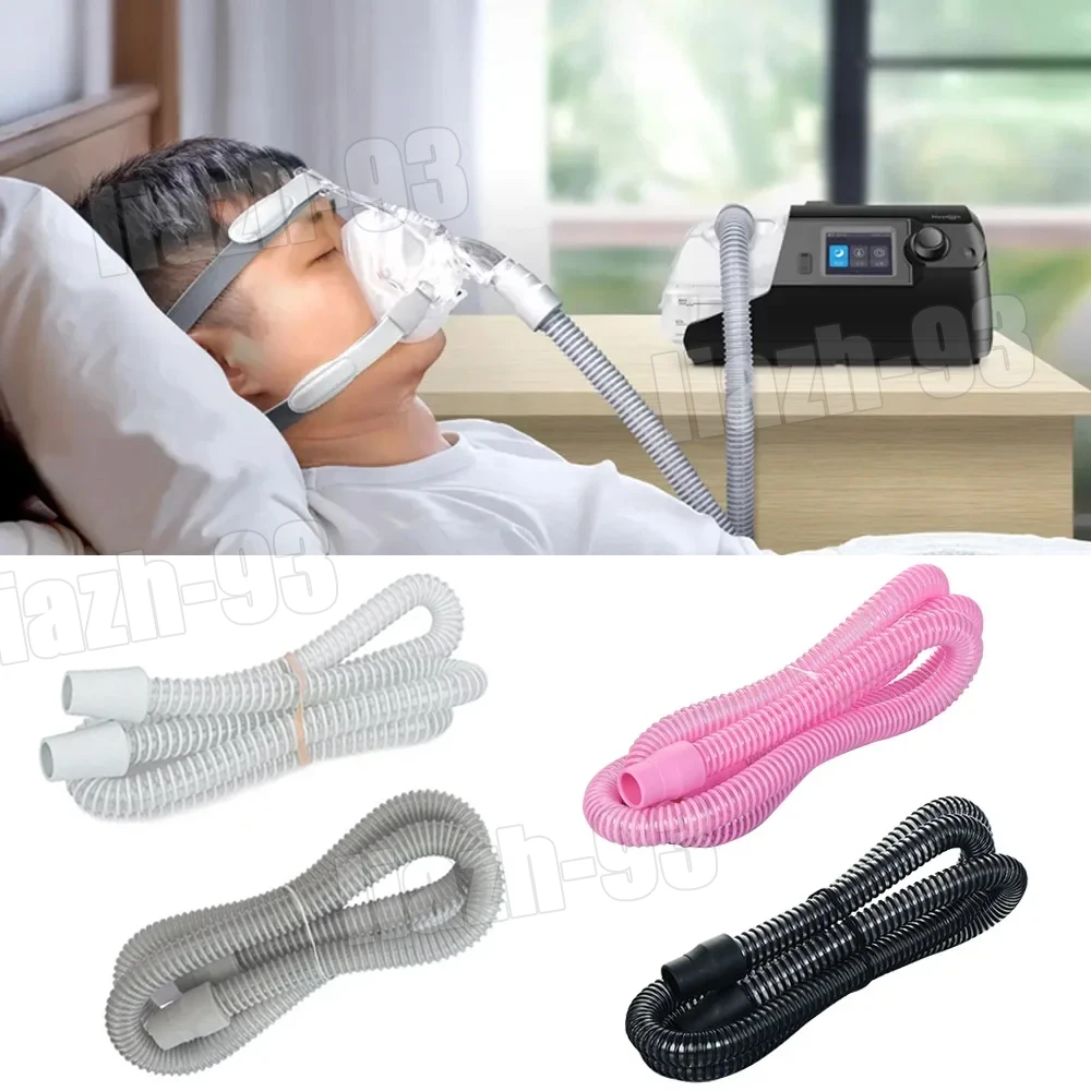 For Sleep Apnea Snoring Shrink Tubing Flexible Hose Pipe Connect 6 Foot CPAP Tube With CPAP And Breathing Mask CPAP Apparatus