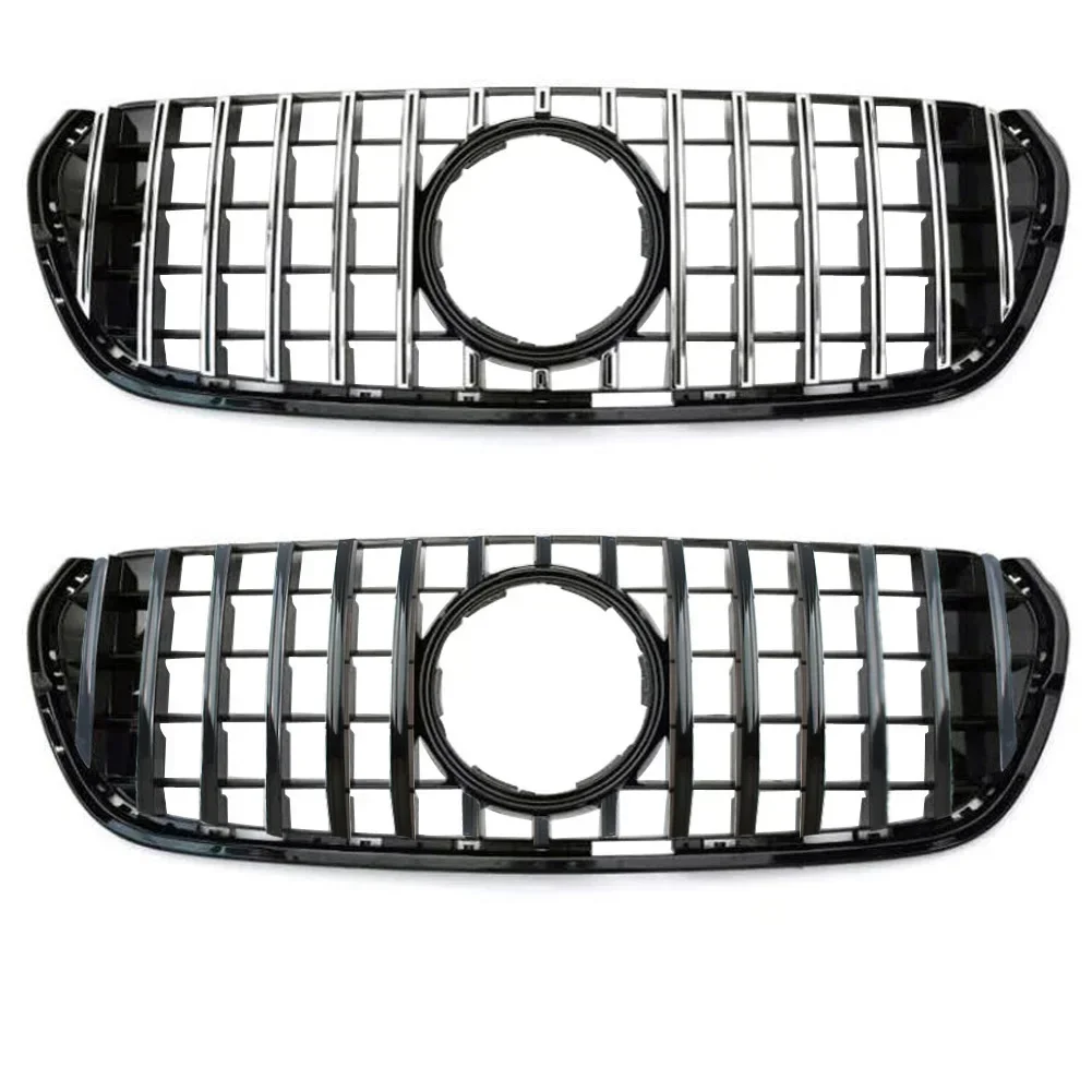 Car Front Racing Facelift Billet Bumper Grille Upper Grill Cover For Mercedes-Benz W470 X-CLASS