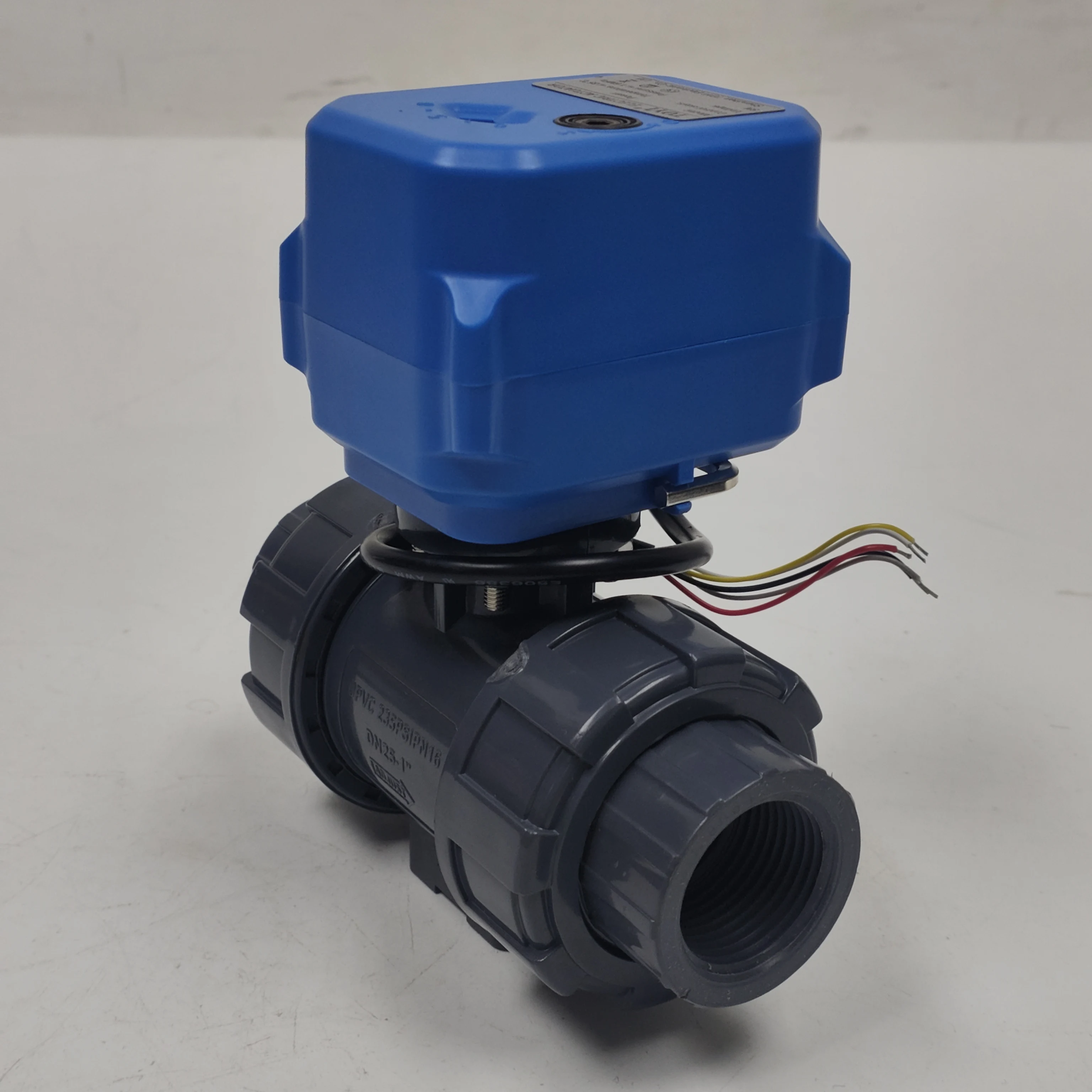 

Factory Direct 2-Way UPVC Electric Actuator Valve, 24V/220V for HVAC Equipment