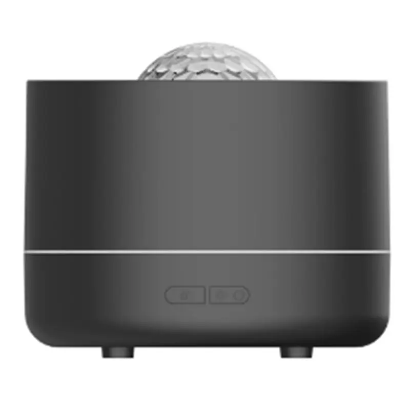 Efficient-USB Rotation Projection Light Humidifier With Starry Projector, Aromatherapy Diffuser& Flame Effect, Mist Maker Fogger