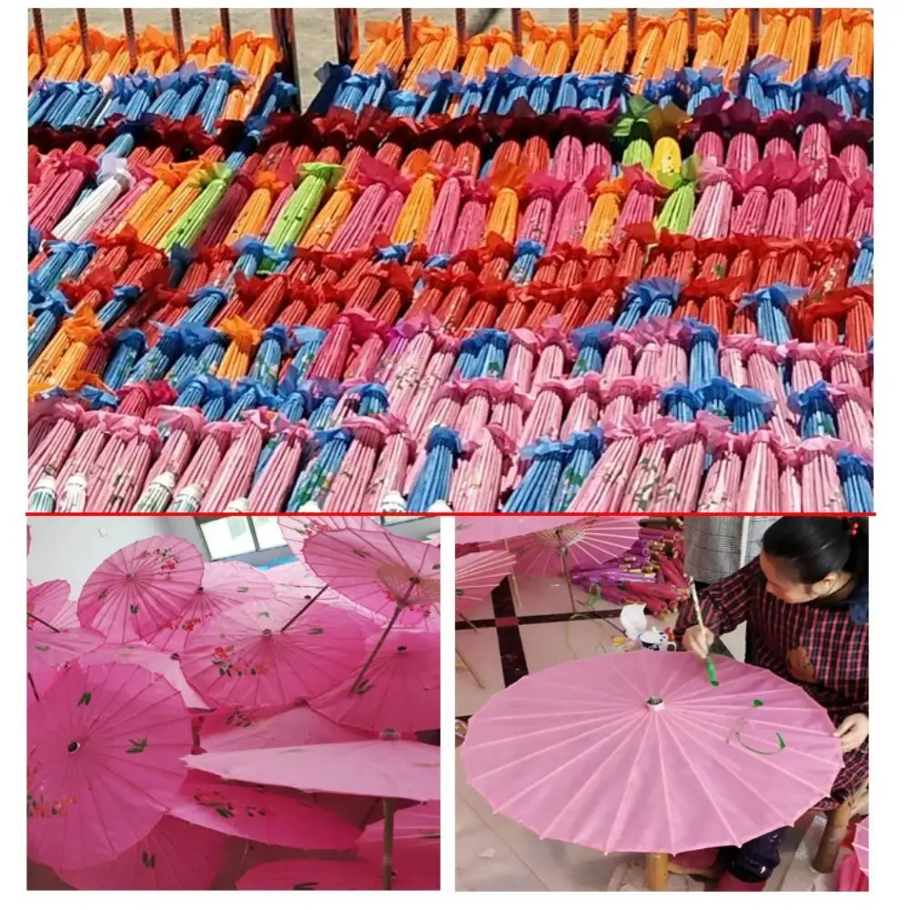 Ombrello di carta oliata in stile antico cinese 10 colori Costumi Fotografia Ombrello Spettacolo di danza Ombrello Performance di danza