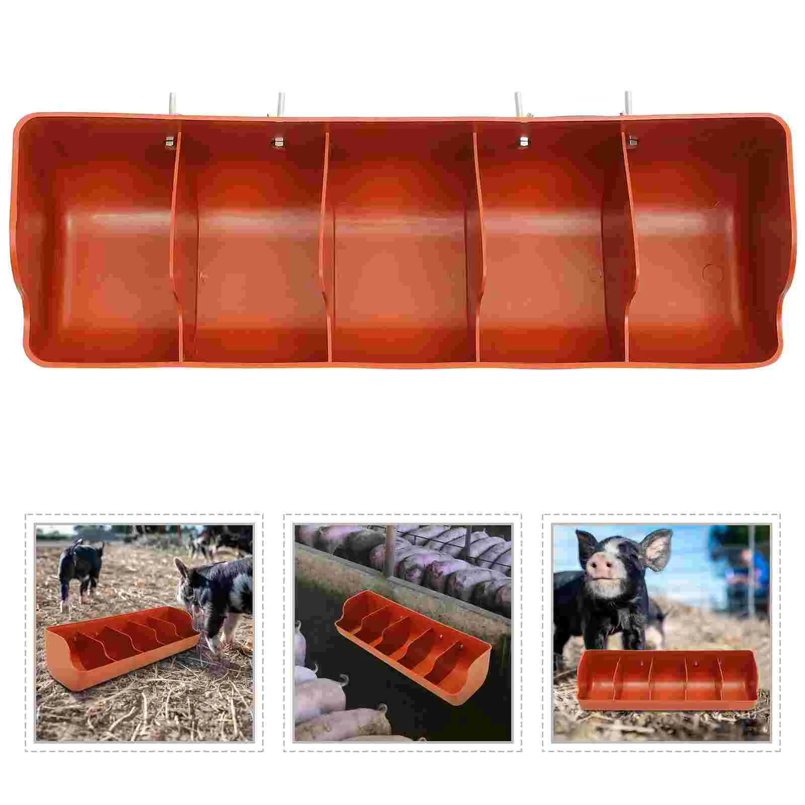 

Sheep Feeding Trough Piggy Animal Food Feeder Tray Livestock Manger Goat Feeders for Grain