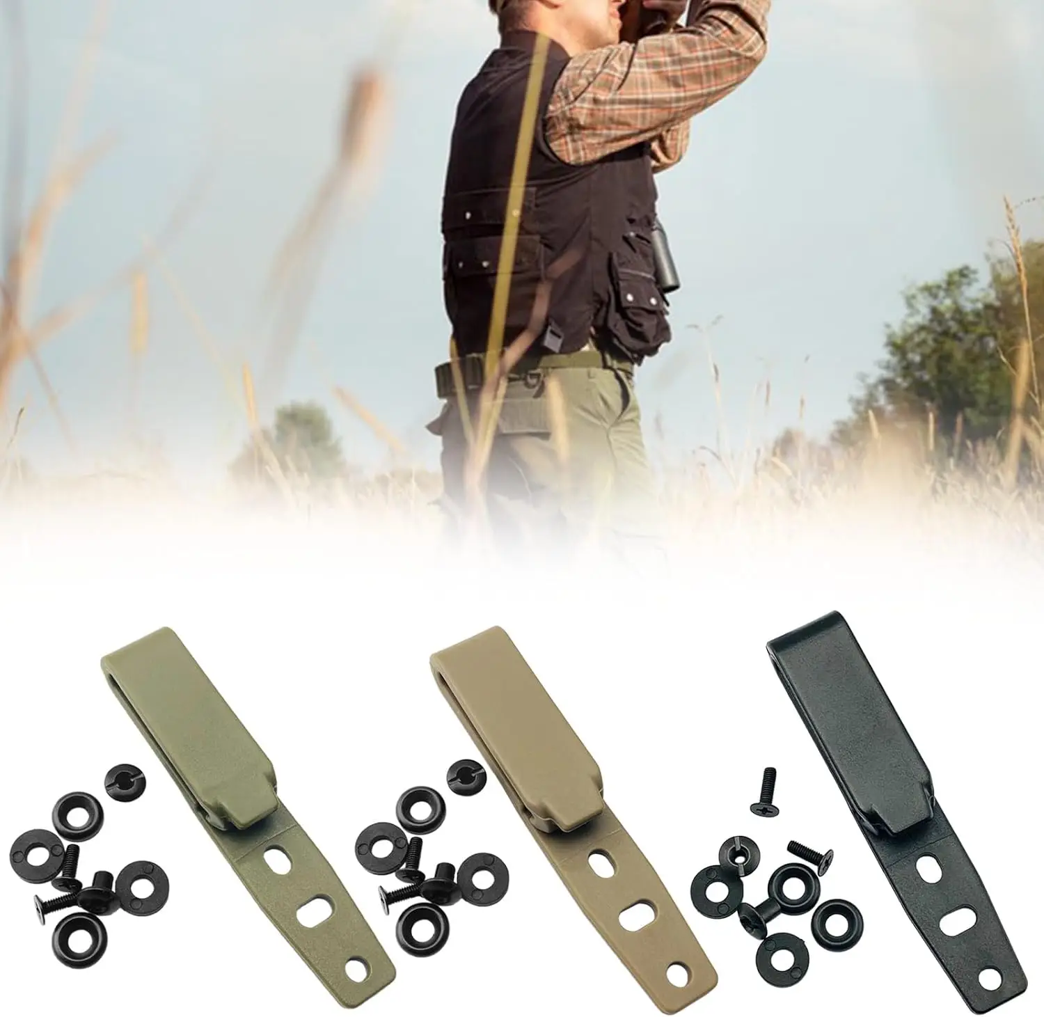 K Sheath Belt Attachment Knife Sheath Back Clip IWB Gun Holster Clip KYDEX HOLSTER CLIP Handmade Accessories