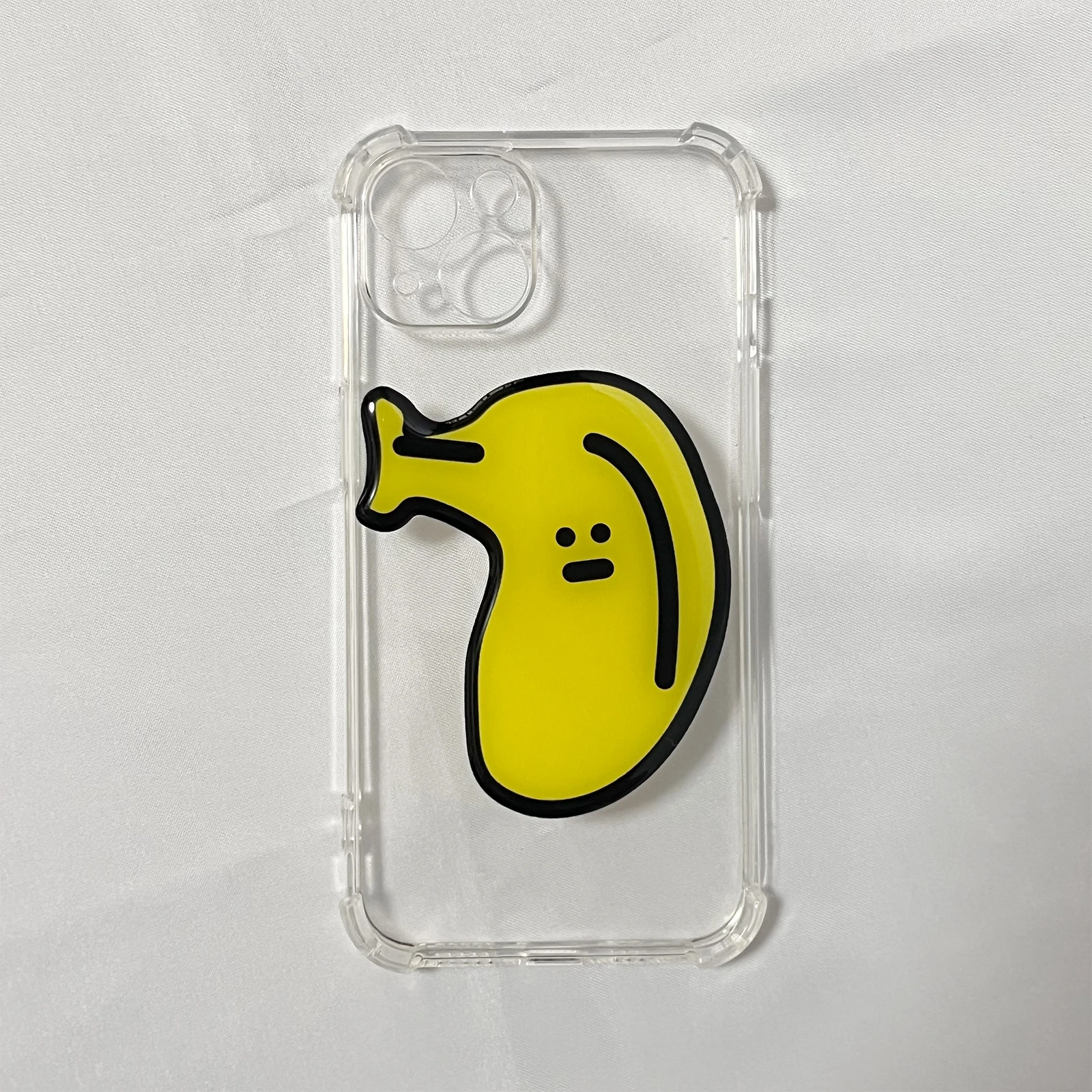 Koreaanse Leuke Cartoon Grote Banaan Telefoon Houder Griptok Ondersteuning Voor iPhone 17 16 PM Samsung Grip Tok Socket Beugel meisje Gift