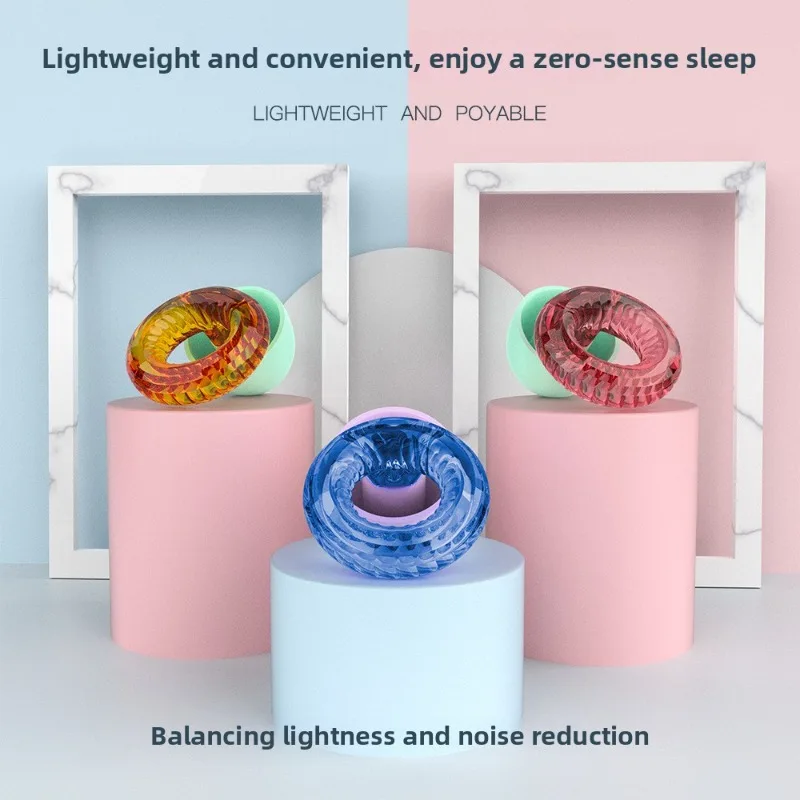 سدادات أذن جديدة لخاصية إلغاء الضوضاء من السيليكون - حماية عازلة للصوت، سدادات أذن خاصة مضادة للضوضاء للنوم المريح