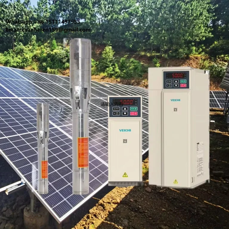 Sunfuture 100 Meter Head Solar Water Pump System for Agriculture Irrigation From Surface Water Source