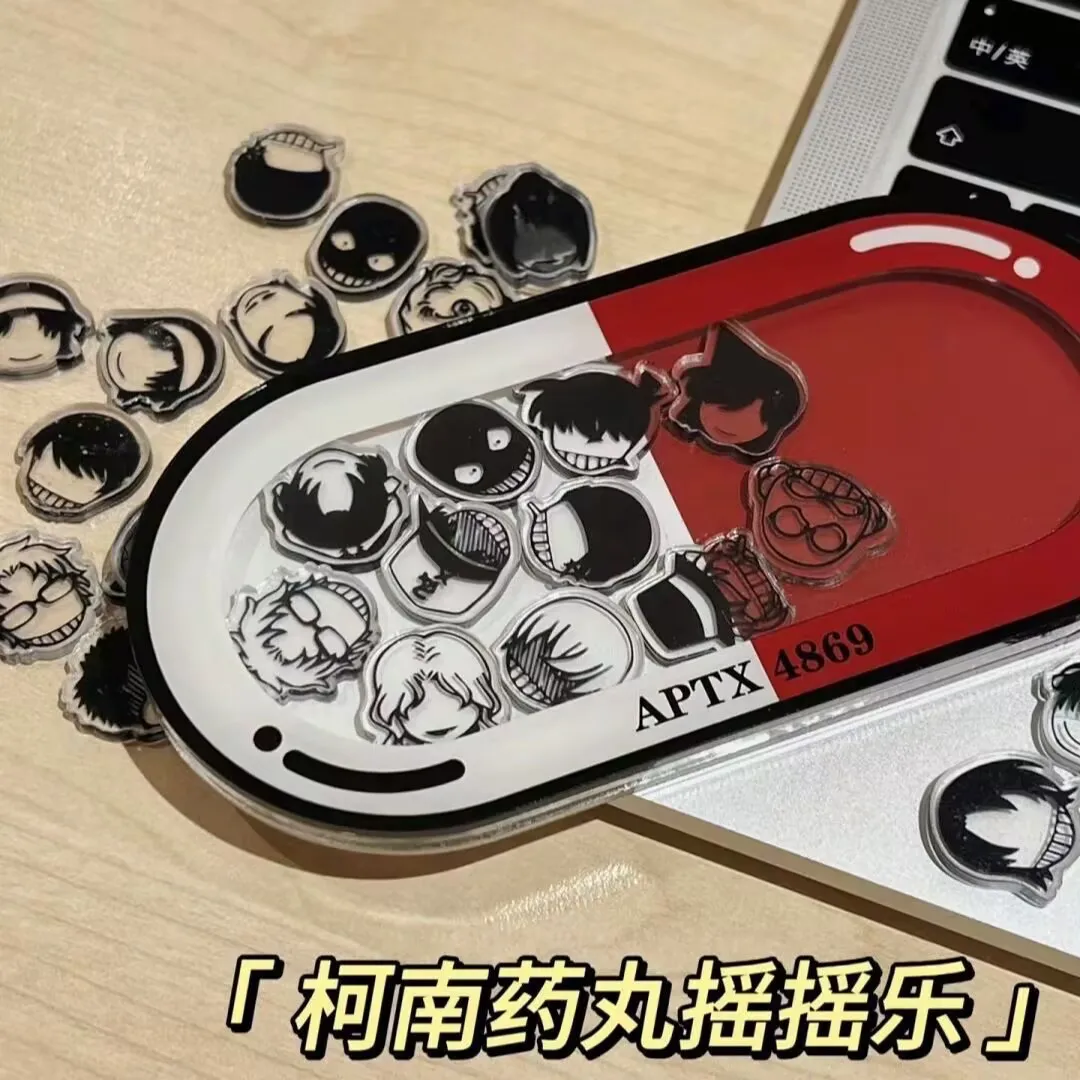 นักสืบโคนันใหม่ "Pill Shake" เป็นของขวัญการ์ตูนเขย่าอะคริลิกขนาดเล็กน่ารักและเท่พร้อมพวงกุญแจระดับรูปลักษณ์สูง