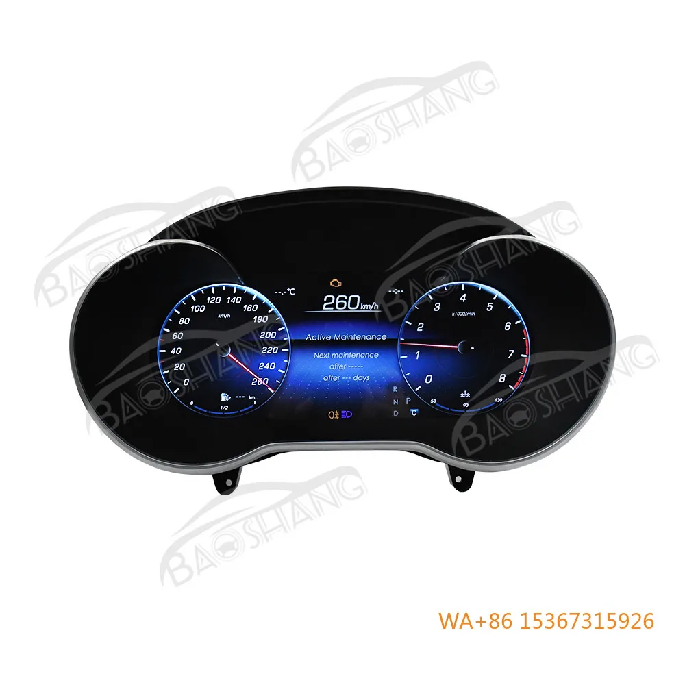 

12.3 Inch Digital Cluster for 2015-2021 Car LCD Dashboard Instrument Panel Speed Meter Cockpit Player