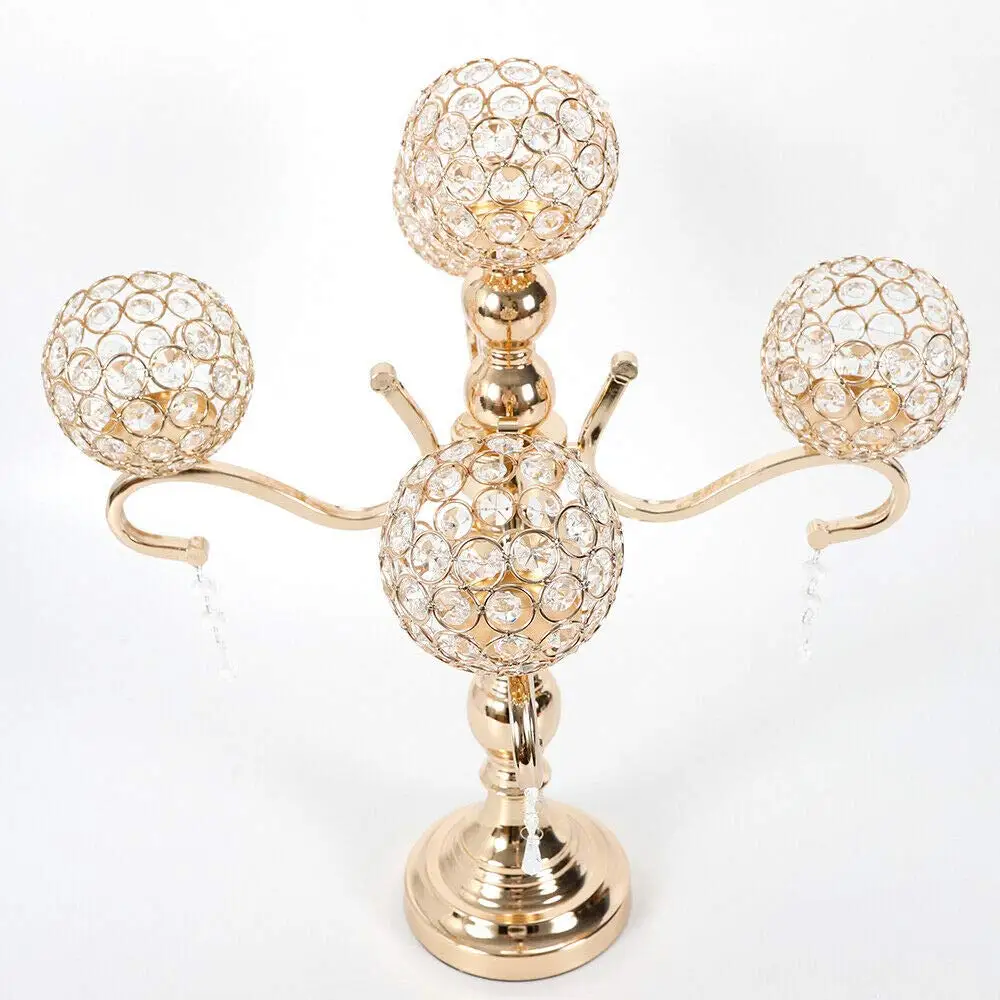5 braços candelabro casa férias peça central decorativa castiçal castiçal para natal, casamento, festa, mesas de jantar, hom