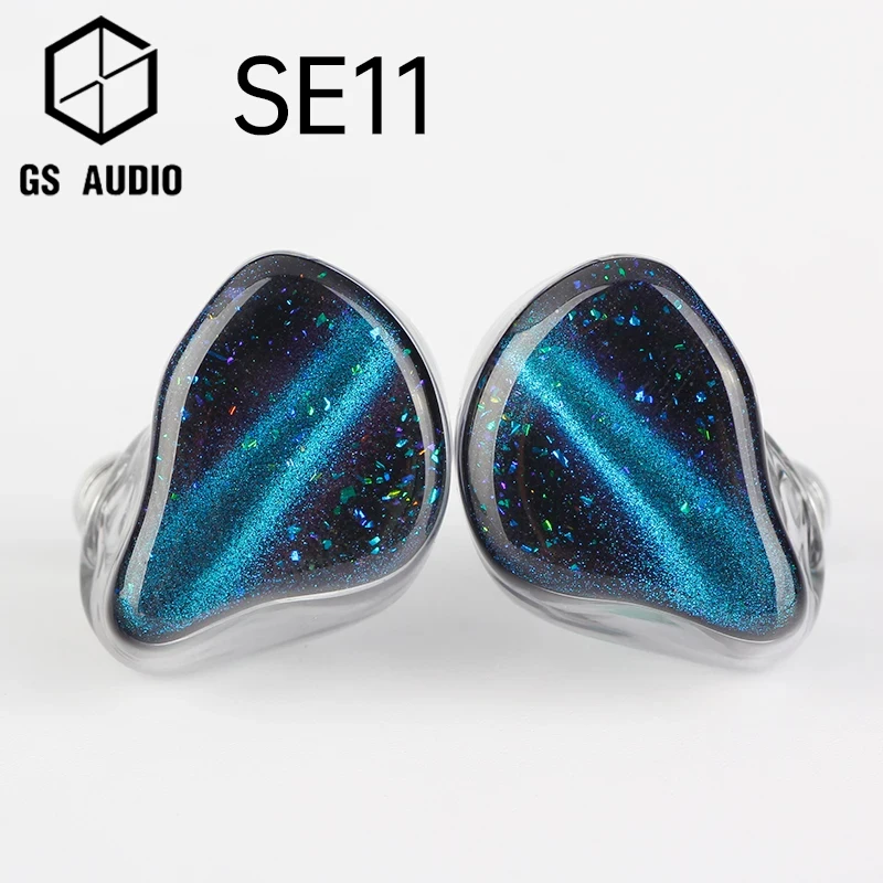 

GS AUDIO SE11 In-Ear Earphones 1DD+6BA+4EST Hybrid Driver HiFi with 0.78 2pin Detachable Cable IEMs for Audiophiles