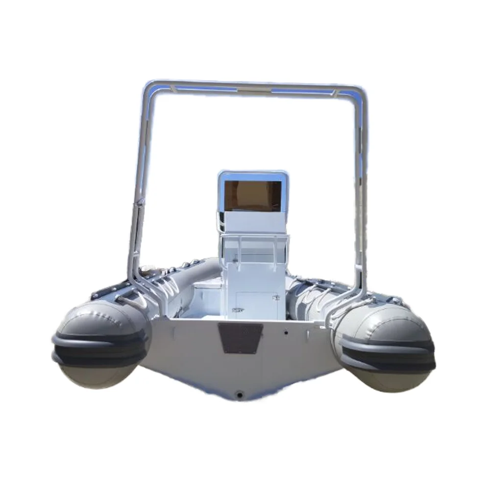 Best Prices on Commercial Double Hull Aluminum PVC Hypalon RIB Inflatable Sailing Yacht Outboard Engine Lake Yacht