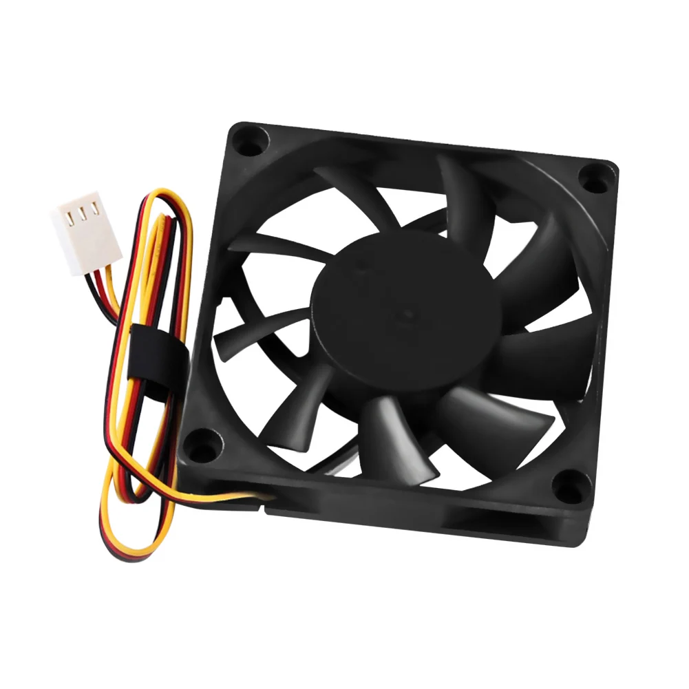 Quiet Radiator 70x70x15mm 12V Hydraulic Bearing Computer PC CPU Silent 3000RPM Cooling Case Fan