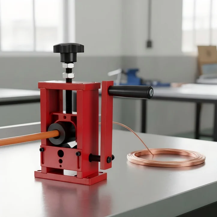 High Precision Portable Hand Crank Wire Stripper, Manual Scrap Cable Peeling Machine