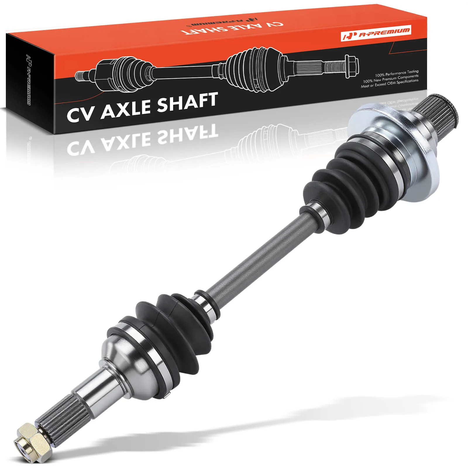A-Premium Rear Passenger Side CV Axle Assembly for Yamaha Grizzly 660 2003-2008
