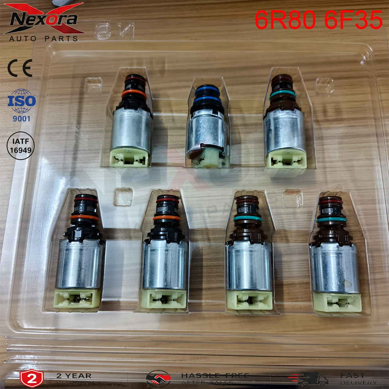 New 6R80 6F35 6F15 Transmission Solenoid Valve Kit For Ford F-150 Ranger Everest Explorer Mustang 2011-2017 100% Tested