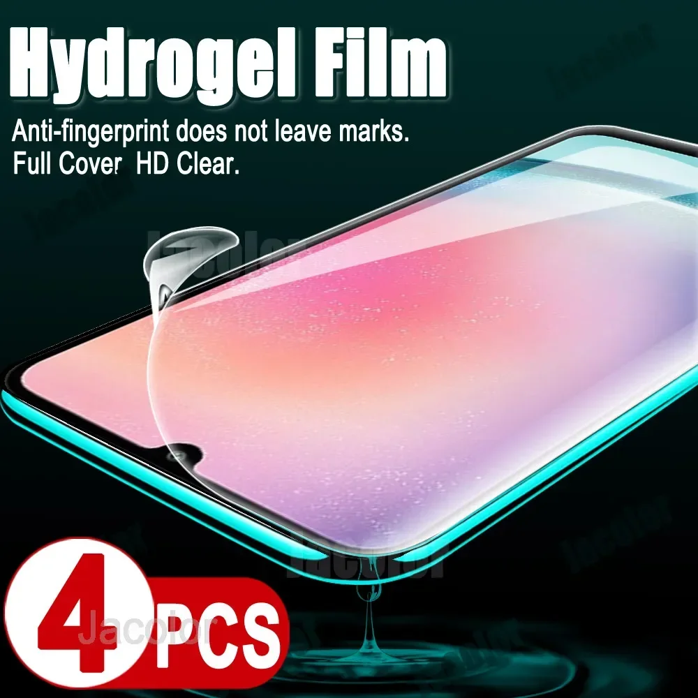 4pcs Screen Protector For Samsung Galaxy A24 A54 A34 A14 A53 A33 A23 A13 4G 5G 5 G Samsang A 54 34 24 14 53 33 23 Hydrogel Film