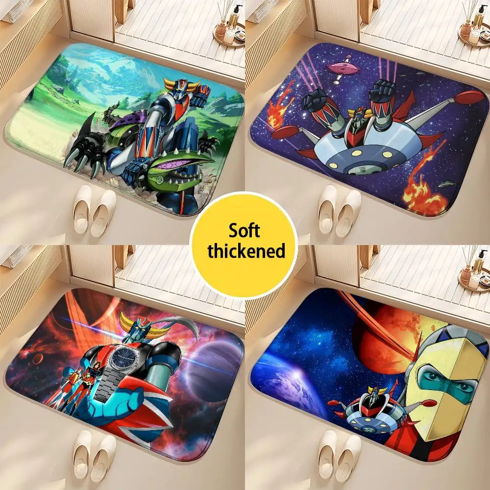 

UFO ROBO GRENDIZER GOLDORAK Floor Mat Printed Large Carpets Living Room And Bedroom Carpets Bathroom Anti Slip Door MATS Smal
