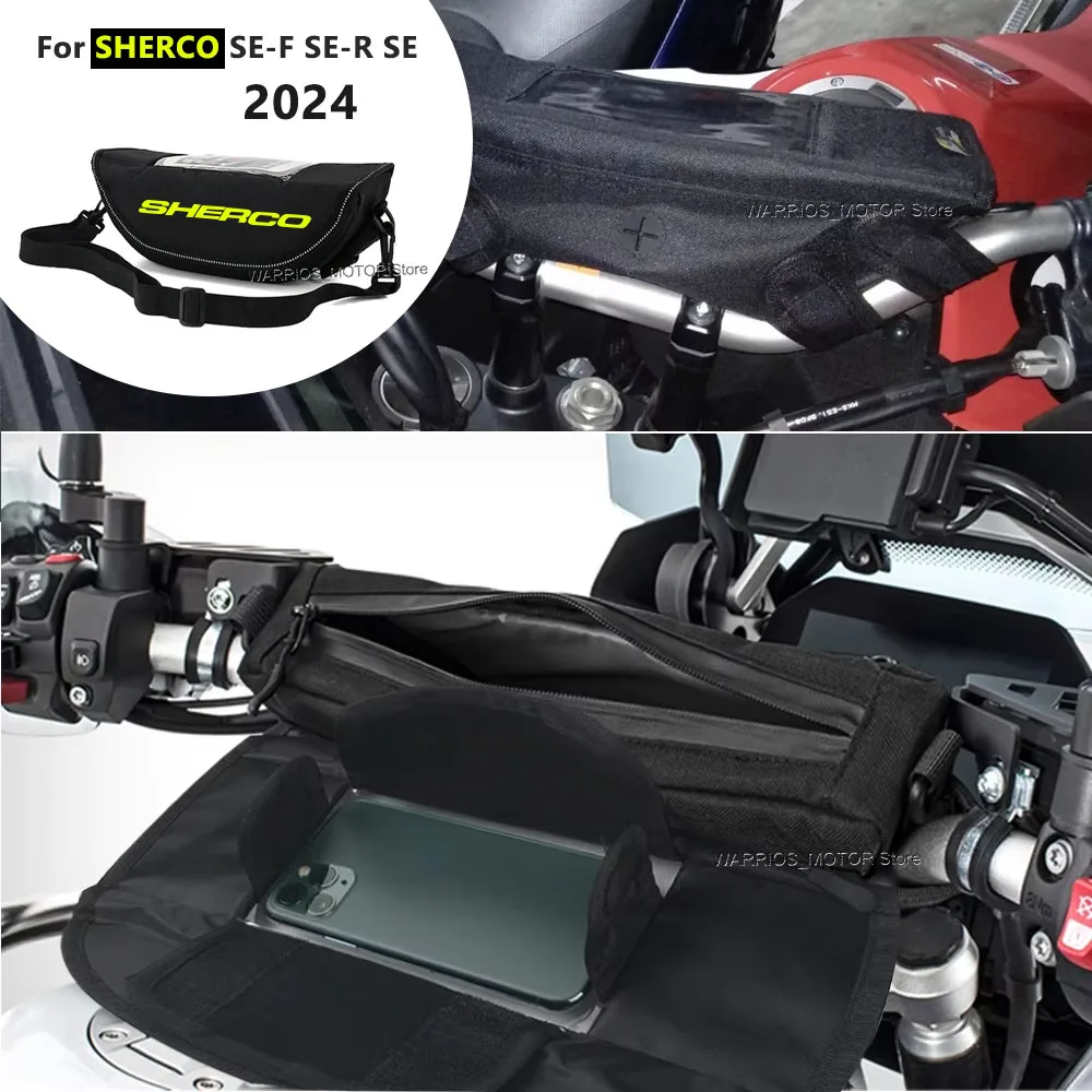

For SHERCO SE-F SE-R SE SEF Factory Racing 2014-2023 2024 Motorcycle Handlebar bag waterproof handlebar travel navigation bag