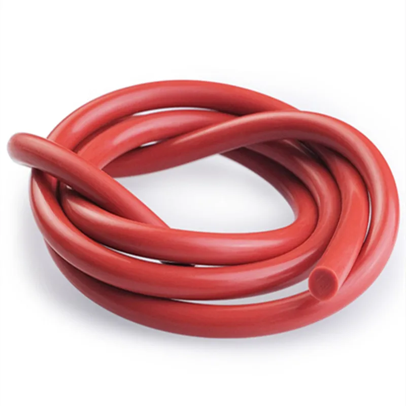 Diameter 3.0mm Silicone Rubber Rod Silicon Cord Silicone Bar, Milky White & Red Color