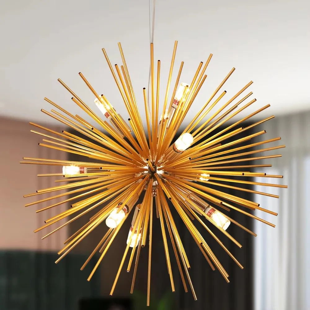 

Modern Pendant Light Creative Led Gold Chandelier Kitchen Island Hanging Ceiling Lamp Living Dining Room Retro Plafon Home Decor