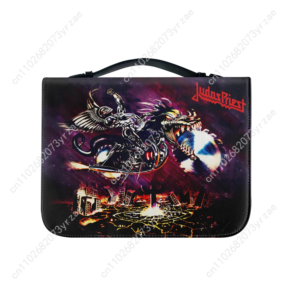 Judas Priest Bible Bags Christian Gifts Personalized Patterns Bible Pack Waterproof Leather Bag High Quality Casual Custom Bags