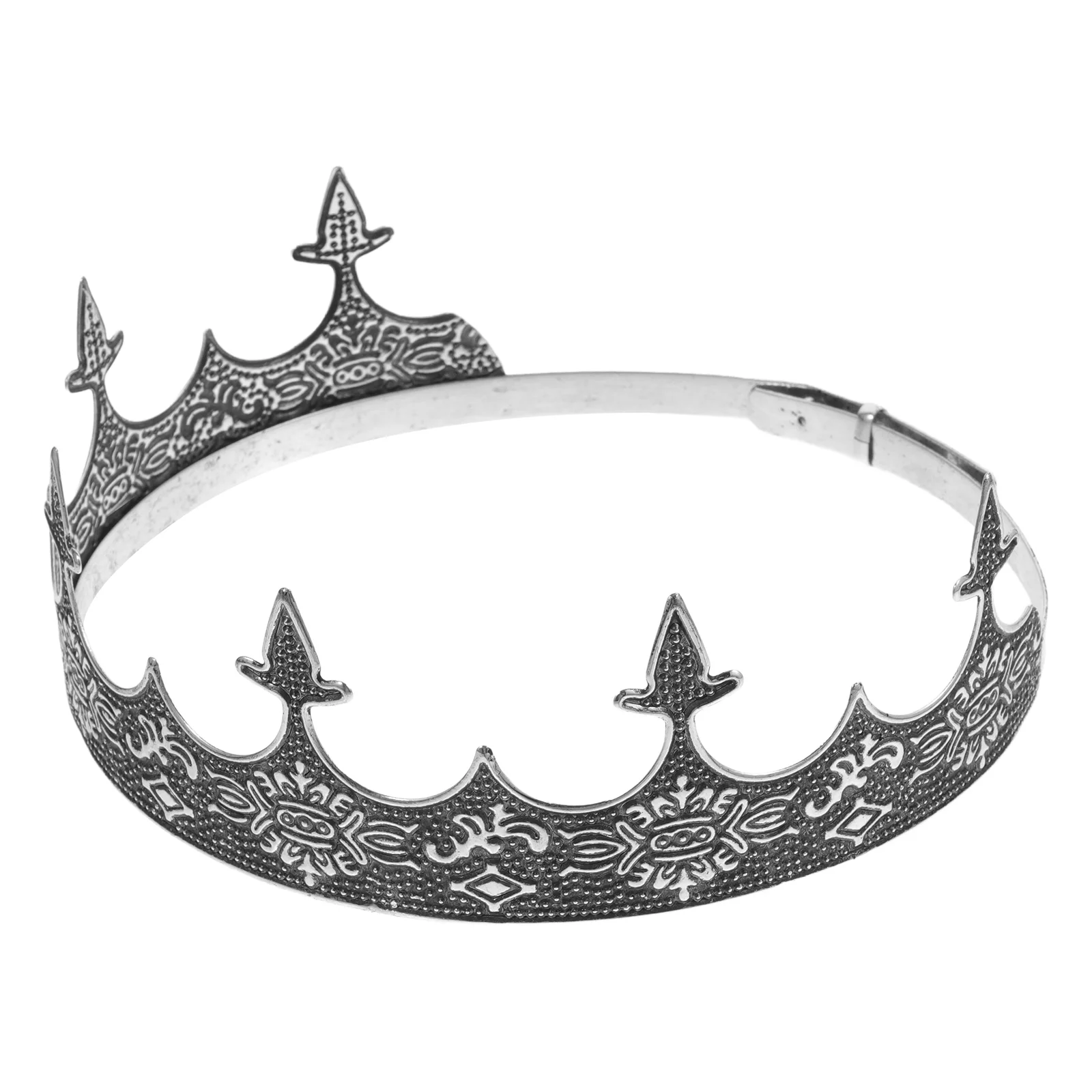 

Baroque Vintage Metal Circle Tiara Royal Queen King's Crown Headbands Cosplay prop stage performance Crowns unisex prince crown