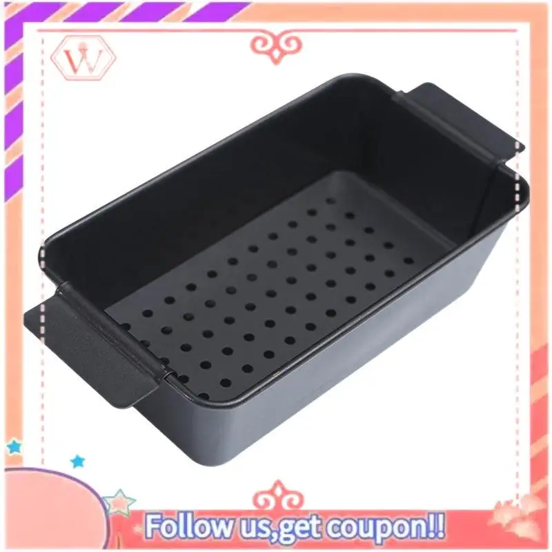 AT84-2X 12 Inch Chicago Metallic Professional Healthy Meatloaf Pan Barbecue Tray Rectangular Loaf Pan With Insert Rack