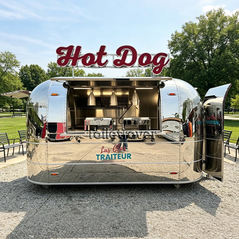 Wholesale Fast Food Truck Sale Lemonade Juice Wine Pancake Dessert Bubble Tea Coffee Mobile Food Trailer with DOT CE Certified