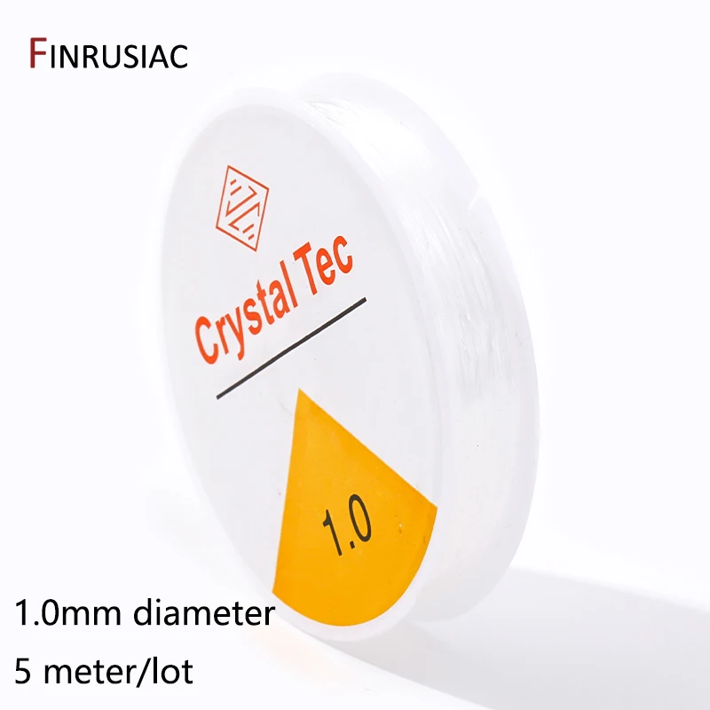 0,4–1,0 mm elastische Schnur, transparente Kristall-elastische Linie für die Schmuckherstellung, DIY-Armband, Halskette, Perlenzubehör – Detail 32