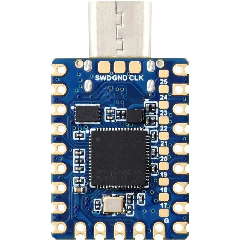 Dual-Core And Dual-Architecture RP2350A Zero Cm Mini Development Board Onboard Type-C Male Port For Raspberry Pi Pico 2