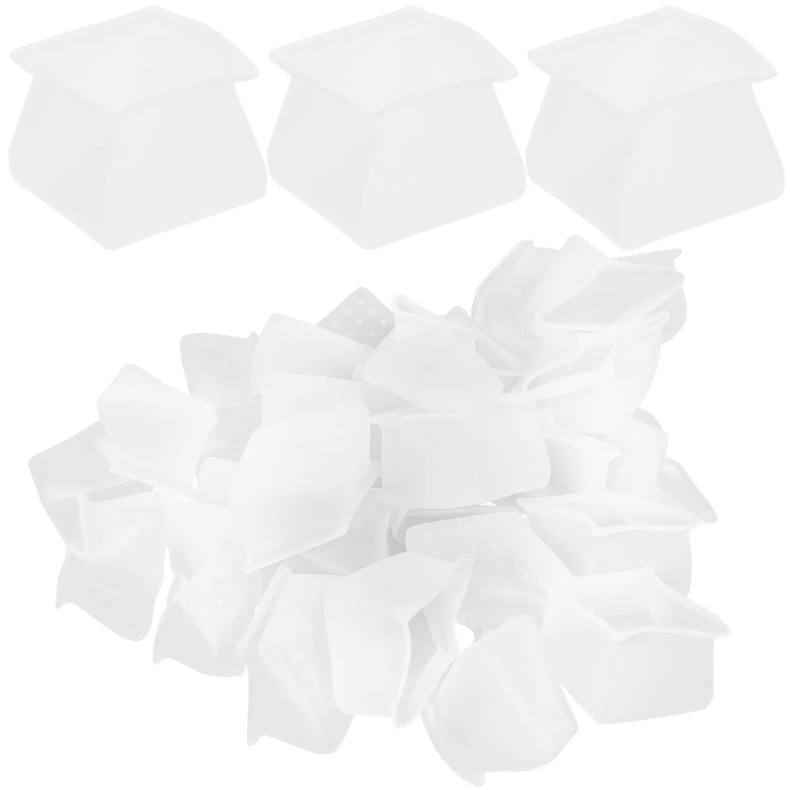 32Pcs Flexible Silicone Table Leg Protectors Built-in Non-Slip Particles Silent Smooth Glide Chair Stool Desk Dining Patio
