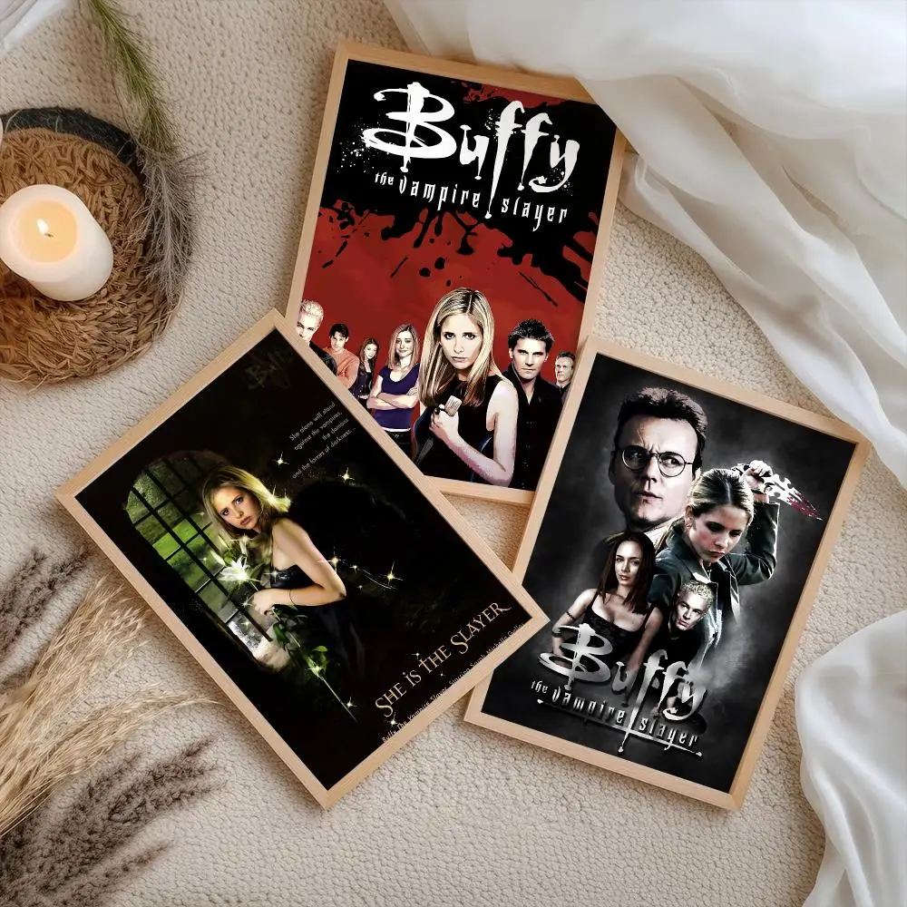B-Buffy The Vampire Slayer Poster HD Home Wall Stickers House Hallway Living Room Bedroom Bar Office Decor Art Prints