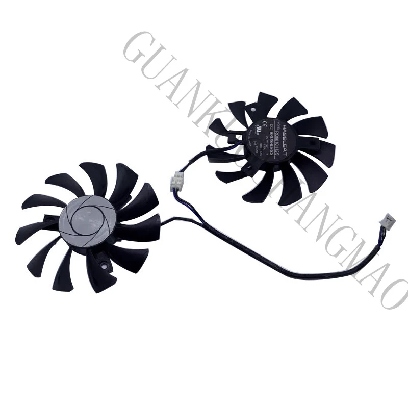 HJY...Suitable for MSI GTX 1050ti 1050 GTX 1650 graphics card computer fan HA8010H12F