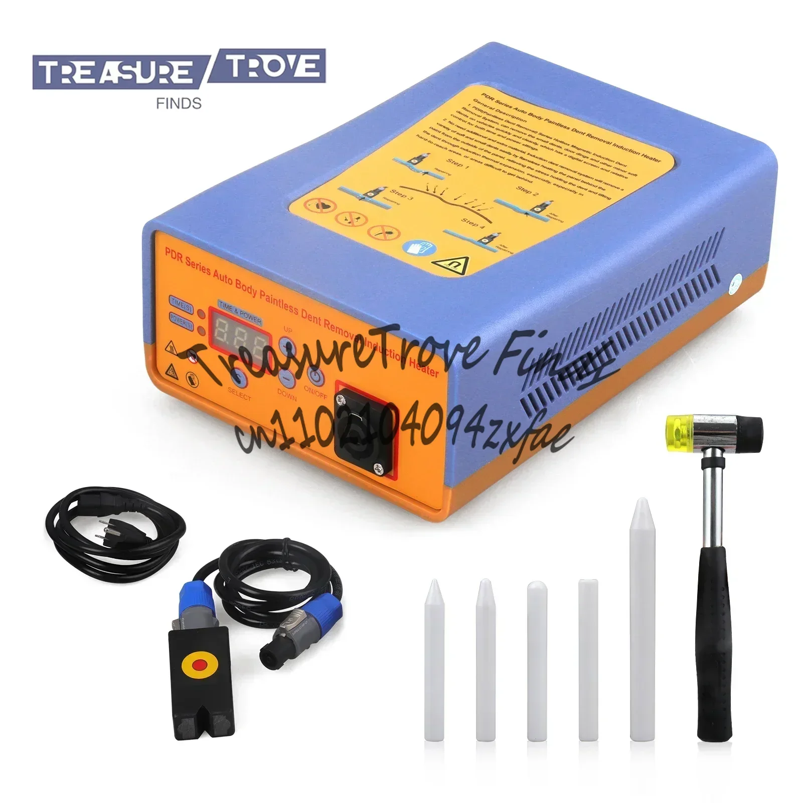 

Индукционный нагреватель PDR, инструмент для удаления вмятин на кузове, индукционный нагреватель для удаления без покраски, инструмент для ремонта вмятин, 220 В, 150 кГц