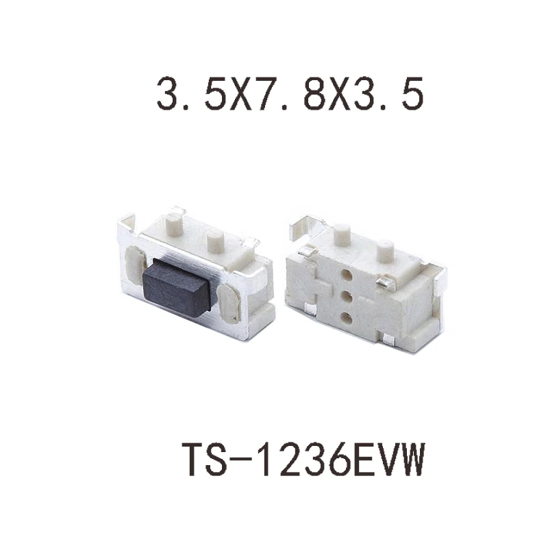 50PCS High Quality SMT 2PIN Tactile Tact Push Button Micro Switch Momentary 3X6X3.5MM Side Push