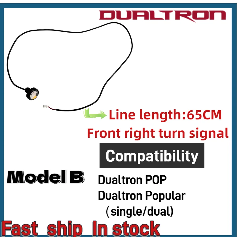 Original Parts Dualtron front Right and Left  Turning Light for DUALTRON POP/POPULAR (SINGLE MOTOR & DUAL MOTOR) Spare Parts