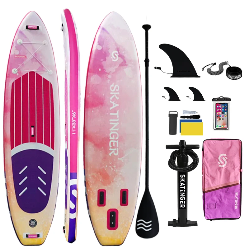 

Skatinger Waterplay Surfing wholesale inflatable sup paddle board for long touring ride