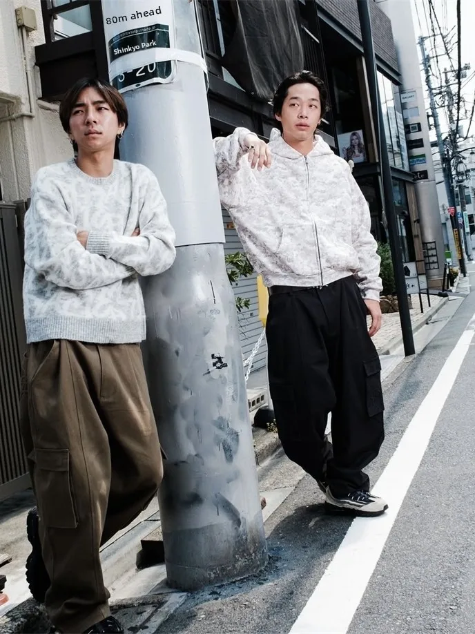 

Mertra New Камуфляжная толстовка на молнии ex Легкая толстовка с капюшоном с цифровым принтом из органического хлопка Повседневная длинная свеч Зимняя ...