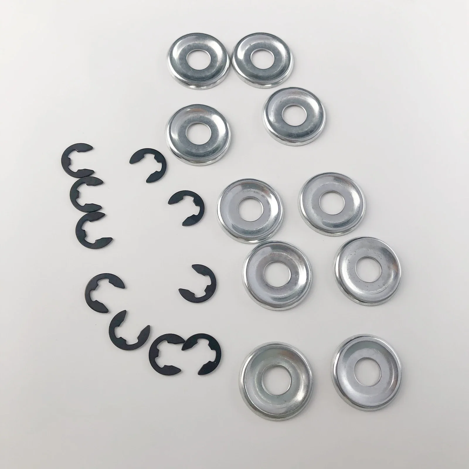 10Pcs Lawn Mower Chainsaw Clutch Drum Washer with E-Clip For Stihl MS250 MS260 MS290 MS440 MS460 MS660 for Husqvarna 362 365 371